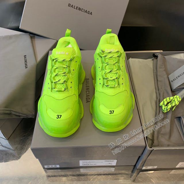Balenciaga經典款男女鞋 巴黎世家頂級版本Triples氣墊水晶老爹鞋 Balenciaga情侶款老爹鞋  hdbl1157
